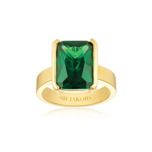  Sif Jakobs Jewellery - Ring Roccanova Grande - 18k vergoldet, mit grünem Zirkonia - Gold - Beautiful Joy