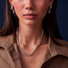 Halskette Ellera Grande - 18K vergoldet mit weissen Zirkonia
