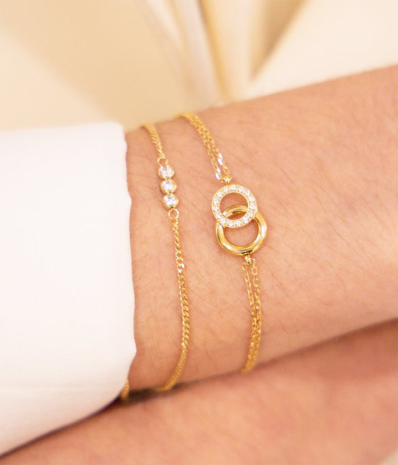 ZAG Bijoux - Armband Antonio vergoldet mit Zirkonia - Beautiful Joy