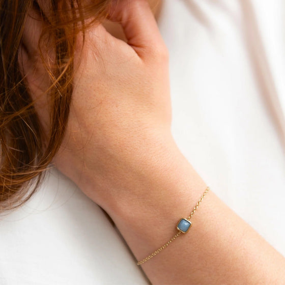 Coeur de Lion - Armband Birthstone Blue Aventurine - Beautiful Joy