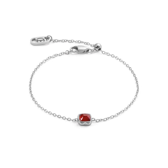 Coeur de Lion - Armband Birthstone Red Agate - Beautiful Joy