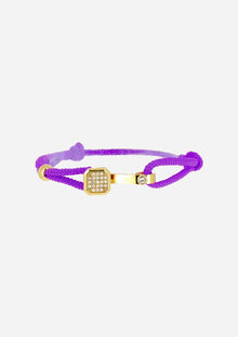  ZAG Bijoux - Armband Cordon CZ violet vergoldet - Beautiful Joy