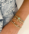 ZAG Bijoux - Armband Zoe mit Perlmutt vergoldet - Beautiful Joy