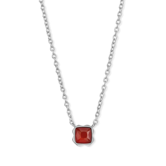 Coeur de Lion - Halskette Birthstone Red Agate - Beautiful Joy