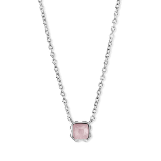 Coeur de Lion - Halskette Birthstone Rose Quartz - Beautiful Joy