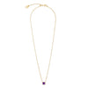 Coeur de Lion - Halskette Birthstone Sugilite vergoldet - Beautiful Joy