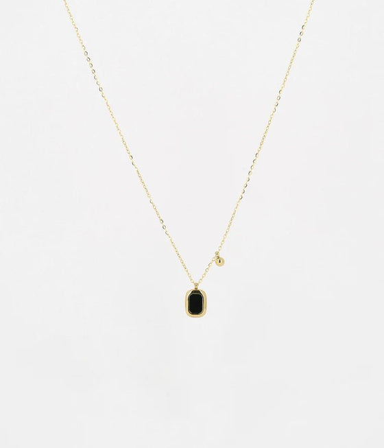 ZAG Bijoux - Halskette Lilou Onyx vergoldet - Beautiful Joy