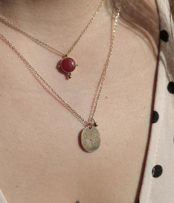 ZAG Bijoux - Halskette Salome vergoldet mit Perlmutt - Beautiful Joy