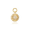 Sif Jakobs Jewellery - Hoop Charm Girasole - 18K vergoldet mit weissen Zirkonia - Beautiful Joy