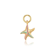  Sif Jakobs Jewellery - Hoop Charm Stella Marina - 18K vergoldet mit bunten Zirkonia - Beautiful Joy