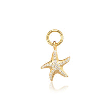  Sif Jakobs Jewellery - Hoop Charm Stella Marina - 18K vergoldet mit weissen Zirkonia - Beautiful Joy