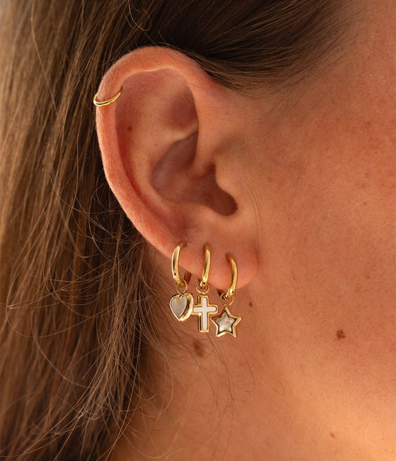 ZAG Bijoux - Ohrringe Polaris vergoldet mit Stern - Beautiful Joy