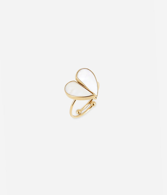 ZAG Bijoux - Ring Basilio vergoldet mit Perlmutt - Beautiful Joy