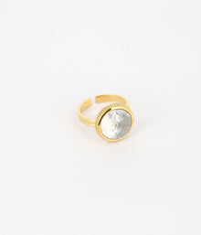  ZAG Bijoux - Ring Pearly Perlmutt vergoldet - Beautiful Joy