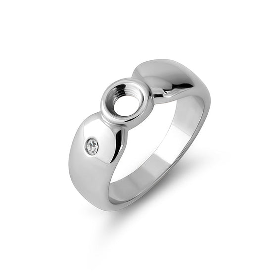 Melano Jewelry - Ring Vesper mit Kristall - Silber - Beautiful Joy
