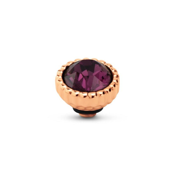 Melano Jewelry - Wechselstein Bali Petite mit Zirkonia - Rosegold - Beautiful Joy