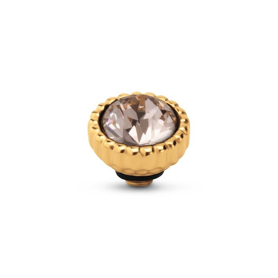 Melano Jewelry - Wechselstein Bali Petite mit Zirkonia - Gold - Beautiful Joy