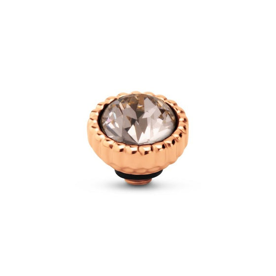 Melano Jewelry - Wechselstein Bali Petite mit Zirkonia - Rosegold - Beautiful Joy