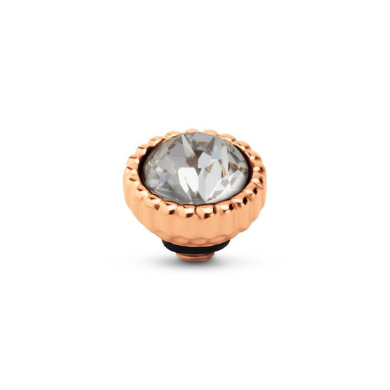 Melano Jewelry - Wechselstein Bali Petite mit Zirkonia - Rosegold - Beautiful Joy