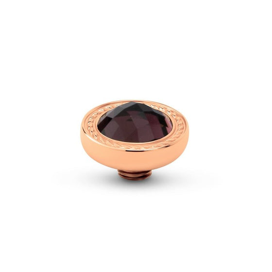 Melano Jewelry - Wechselstein Round Swirl - Rosegold - Beautiful Joy