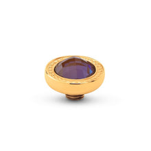  Melano Jewelry - Wechselstein Round Swirl - Gold - Beautiful Joy