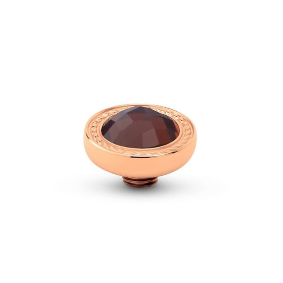 Melano Jewelry - Wechselstein Round Swirl - Rosegold - Beautiful Joy