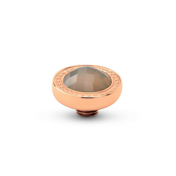 Melano Jewelry - Wechselstein Round Swirl - Rosegold - Beautiful Joy