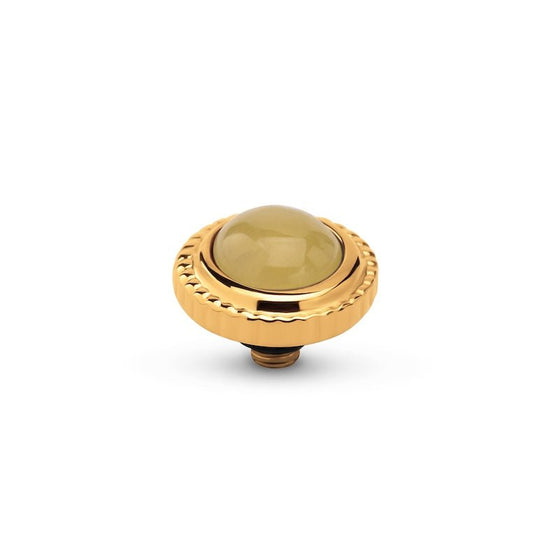 Melano Jewelry - Wechselstein Smooth Gem - Gold - Beautiful Joy