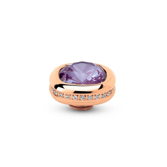 Melano Jewelry - Wechselstein Square Bright Side - Rosegold - Beautiful Joy