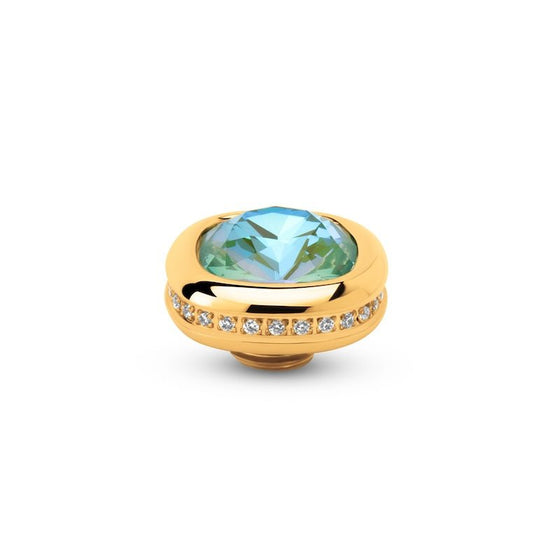 Melano Jewelry - Wechselstein Square Bright Side - Gold - Beautiful Joy