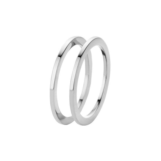 Melano Jewelry - Ring Sadé (2 Ringe) - Silber - Beautiful Joy