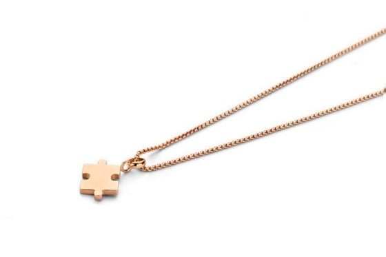 Melano Jewelry - Anhänger Puzzle Anhänger - Gold - Beautiful Joy