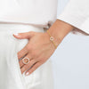 Sif Jakobs Jewellery - Armband Biella Piccolo - 18K Gold Plattiert Mit Weissen Zirkonia - Beautiful Joy