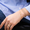 Sif Jakobs Jewellery - Armband Cecina - 18K Gold Plattiert Mit Weissen Zirkonia - Beautiful Joy
