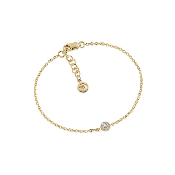 Sif Jakobs Jewellery - Armband Cecina - 18K Gold Plattiert Mit Weissen Zirkonia - Beautiful Joy