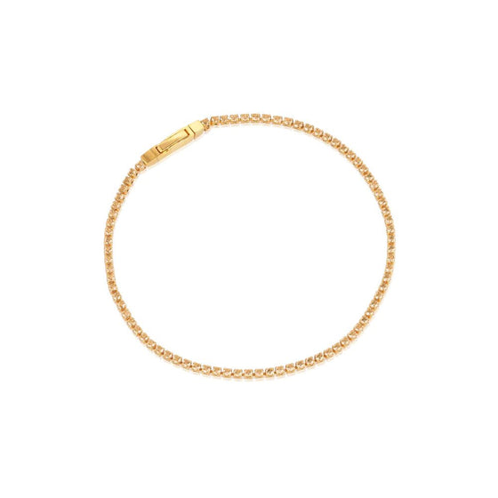 Sif Jakobs Jewellery - Armband Ellera - 18k vergoldet, mit champagnerfarbenen Zirkonia - 16 cm - Beautiful Joy