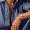 Sif Jakobs Jewellery - Armband Ellera Grande - 18K vergoldet mit bunten Zirkonia - 17 cm - Beautiful Joy