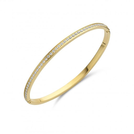Melano Jewelry - Armband Hinged cz - Gold - Beautiful Joy