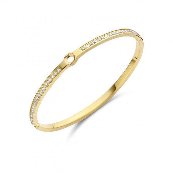 Melano Jewelry - Armband Hinged cz Vivid - Gold - Beautiful Joy