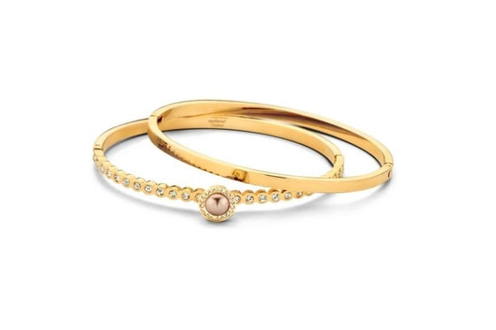 Melano Jewelry - Armband Wave cz 3.5mm - Gold - Beautiful Joy