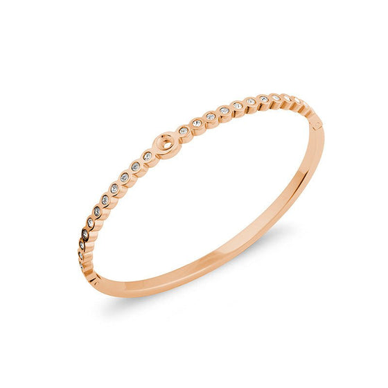 Melano Jewelry - Armband Wave cz 3.5mm - Rosegold - Beautiful Joy