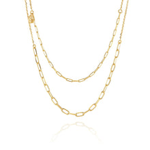  Sif Jakobs Jewellery - Chain Due Halskette - 18K Gold Plattiert - Beautiful Joy