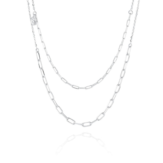 Sif Jakobs Jewellery - Chain Due Halskette - 925 Sterlingsilber - Beautiful Joy
