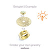 Melano Jewelry - Frame Artistic - Gold - Beautiful Joy