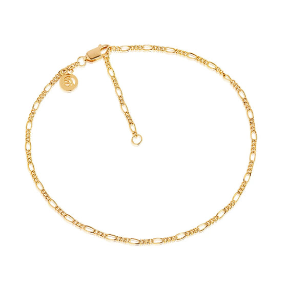 Sif Jakobs Jewellery - Fusskette Figaro Chain 18K vergoldet - Beautiful Joy