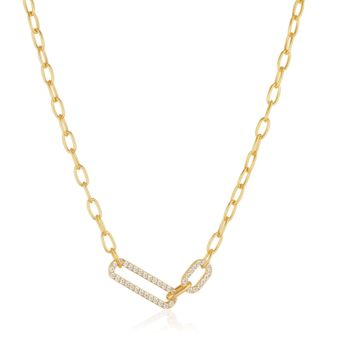  Sif Jakobs Jewellery - Halskette Capizzi Due - 18k vergoldet, mit weissen Zirkonia - Gold - Beautiful Joy