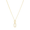 Sif Jakobs Jewellery - Halskette Capizzi Piccolo - 18k vergoldet, mit weissen Zirkonia - Gold - Beautiful Joy
