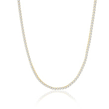  Sif Jakobs Jewellery - Halskette Ellera Grande - 18K vergoldet mit weissen Zirkonia - 38 cm - Beautiful Joy