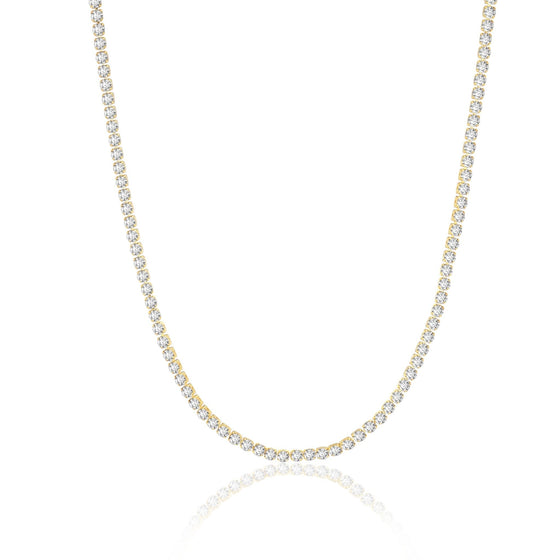 Sif Jakobs Jewellery - Halskette Ellera Grande - 18K vergoldet mit weissen Zirkonia - 38 cm - Beautiful Joy