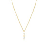 Sif Jakobs Jewellery - Halskette Ellera Ovale Piccolo - 18k vergoldet, mit weissen Zirkonia - Beautiful Joy